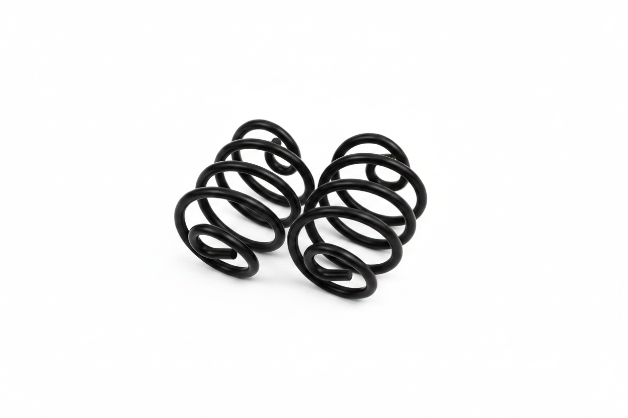 Straight Barrel Seat Springs for Solo Seats - Black - Range of Sizes