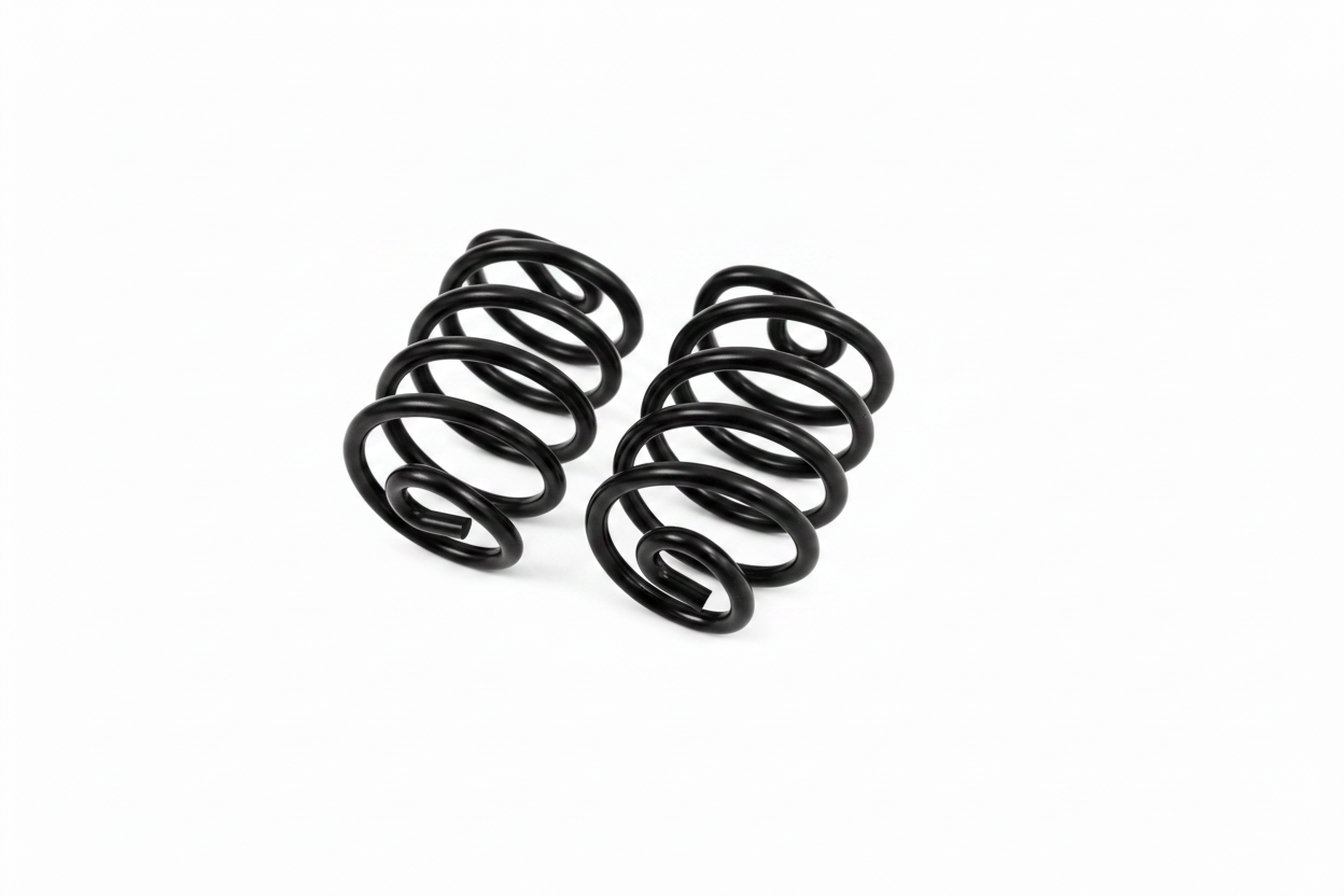 Straight Barrel Seat Springs for Solo Seats - Black - Range of Sizes