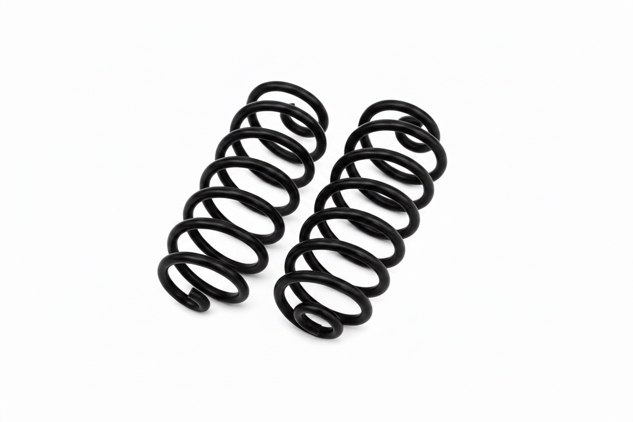 Straight Barrel Seat Springs for Solo Seats - Black - Range of Sizes