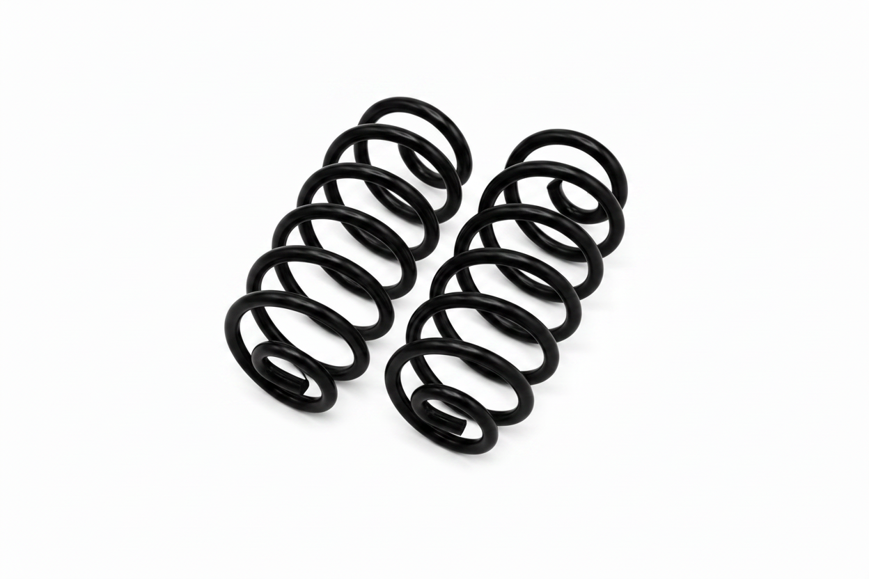 Straight Barrel Seat Springs for Solo Seats - Black - Range of Sizes