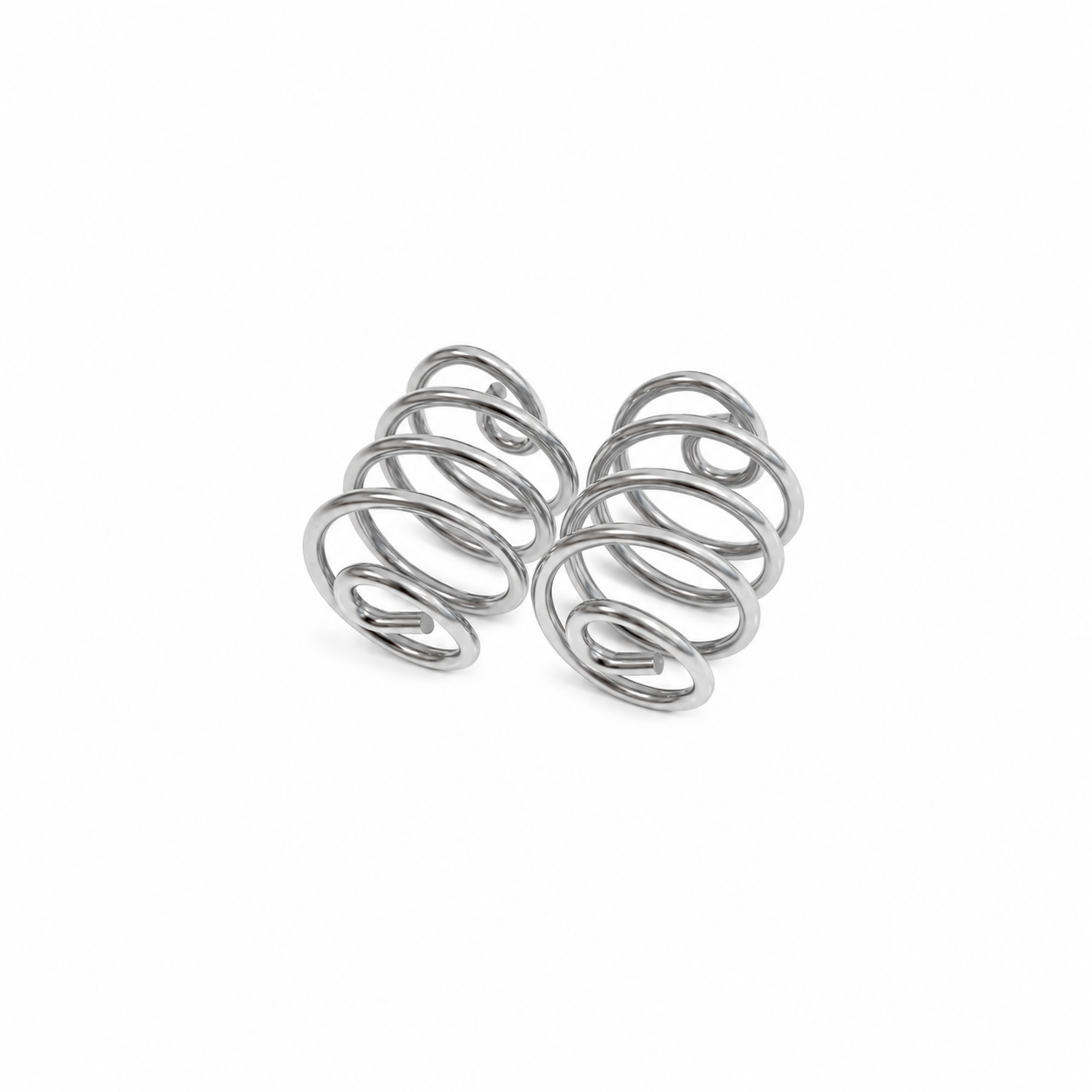 Straight Barrel Seat Springs for Solo Seats - Chrome - Range of Sizes