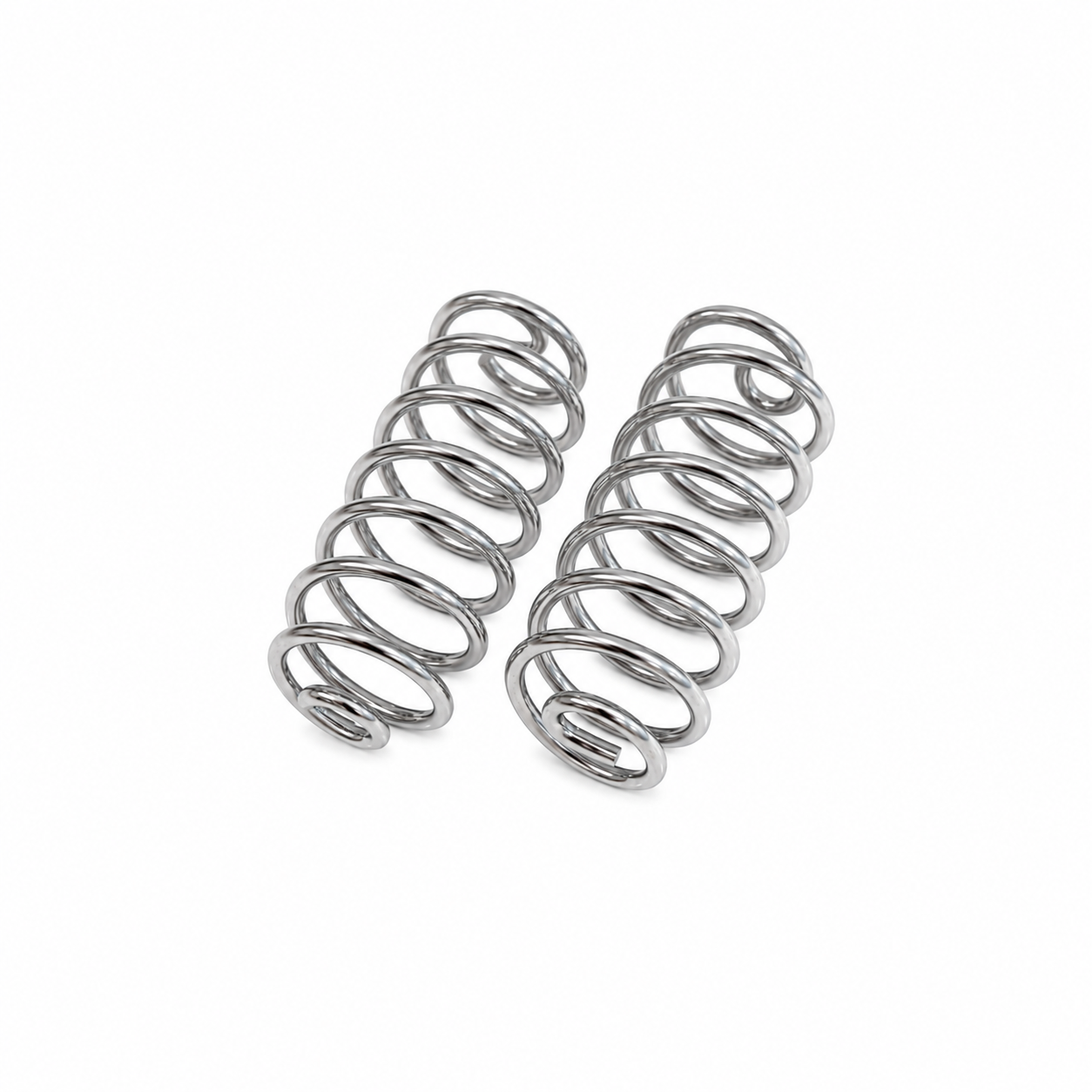 Straight Barrel Seat Springs for Solo Seats - Chrome - Range of Sizes