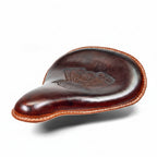 Antique Leather Sportster with V-Twin Engine Design