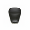 Universal Scrambler Seat with Pleated Top – Black