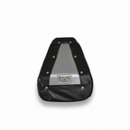 Universal Scrambler Seat with Pleated Top – Black