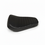 Universal Scrambler Seat with Pleated Top – Black