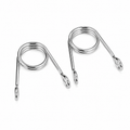 TORSION SEAT SPRINGS - CHROME 3"